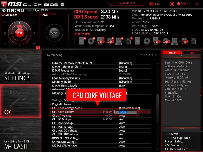 微星Z390主板：intel九代i5-9600K、i7-9700K、i9-9900K超频教程